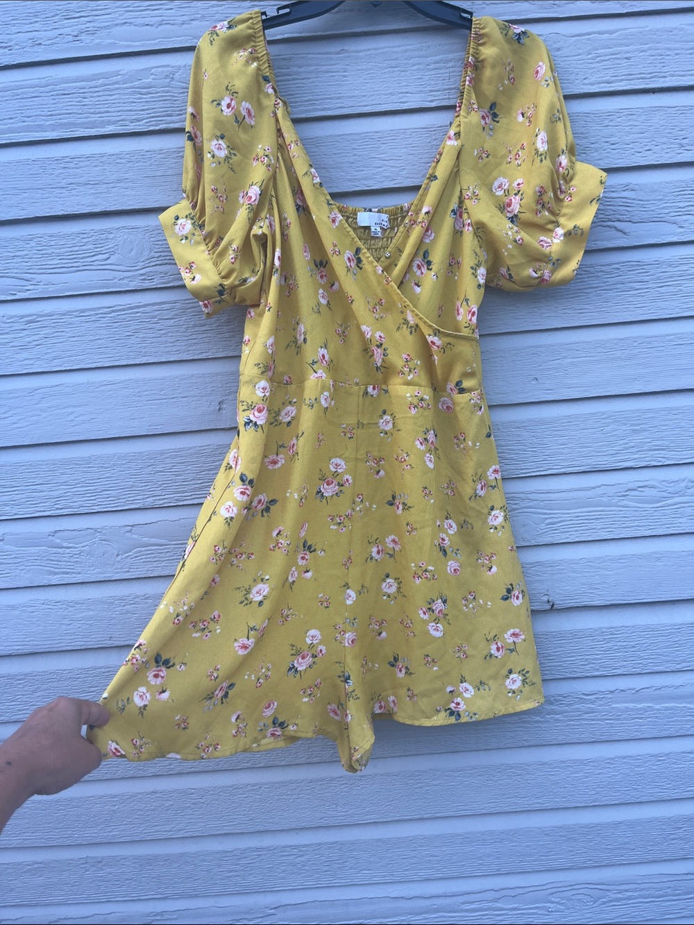 Ten Sixty Sherman Yellow Floral Romper